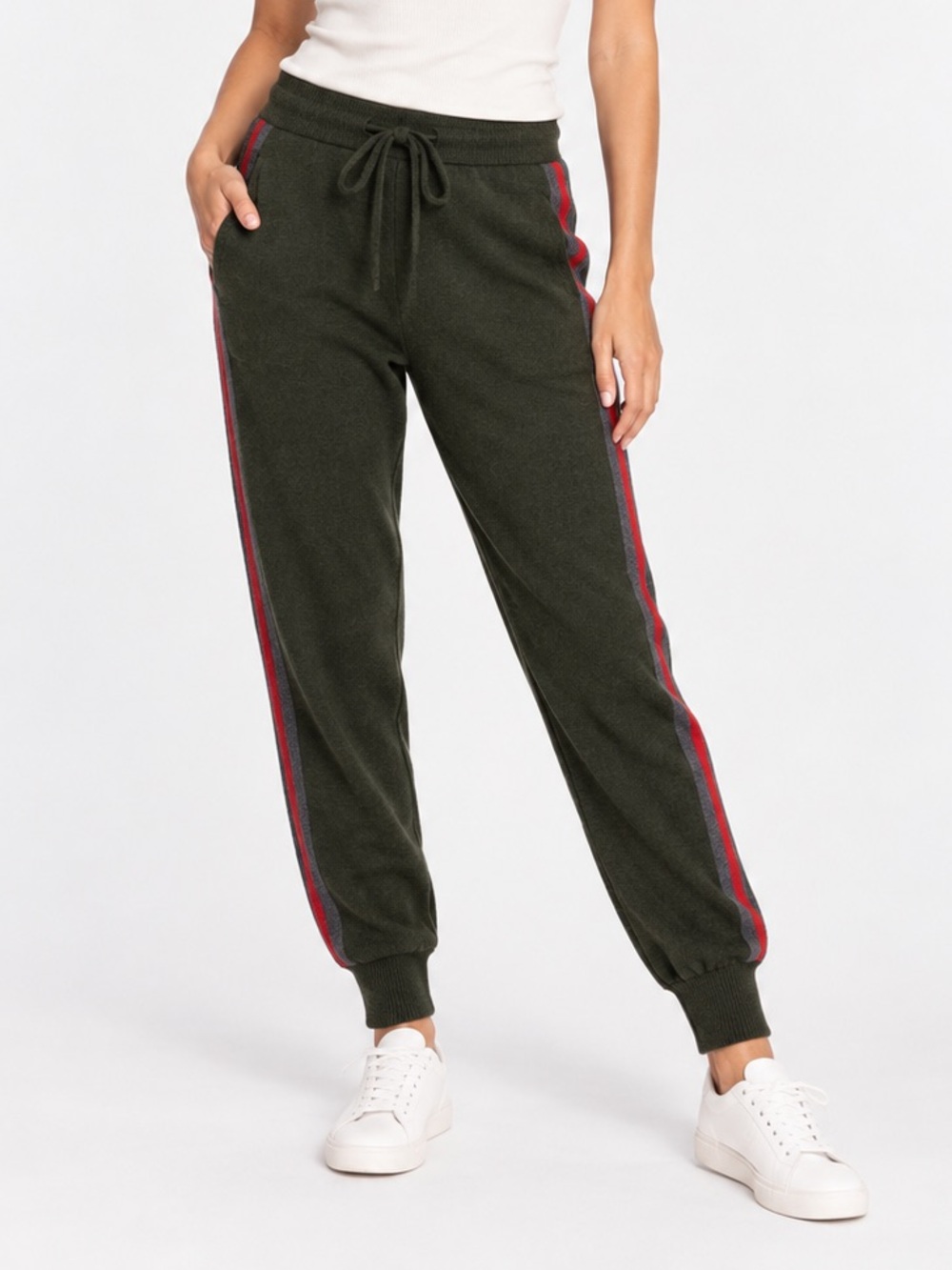 Krimson Klover Après All Day Merino Wool Cashmere Joggers Green Size M